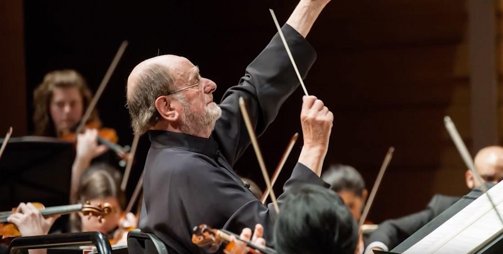 <span>Sir Roger Norrington</span><br><span>dirige l’Orchestre du</span><br><span>Conservatoire Royal</span>
