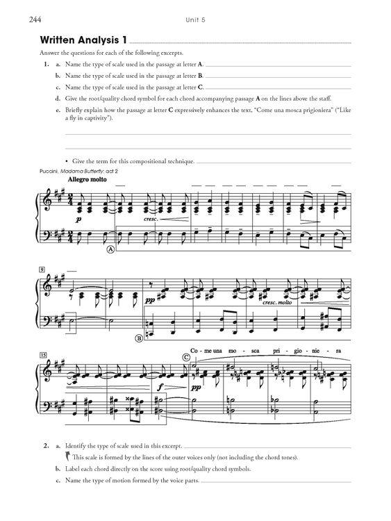 Celebrate Theory ARCT: Analysis Sample Page 5