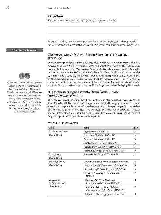 Celebrate Theory 9 History Sample Page 1