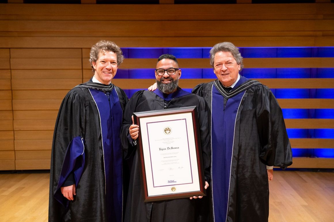 Alexander Brose, Ryan de Souza, and Dr. Peter Simon