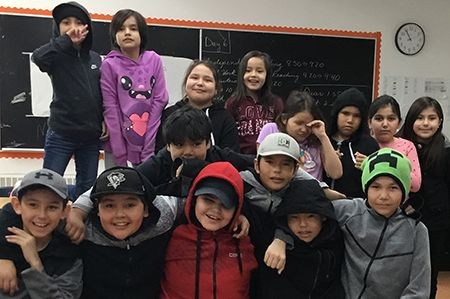 indigenous children at school