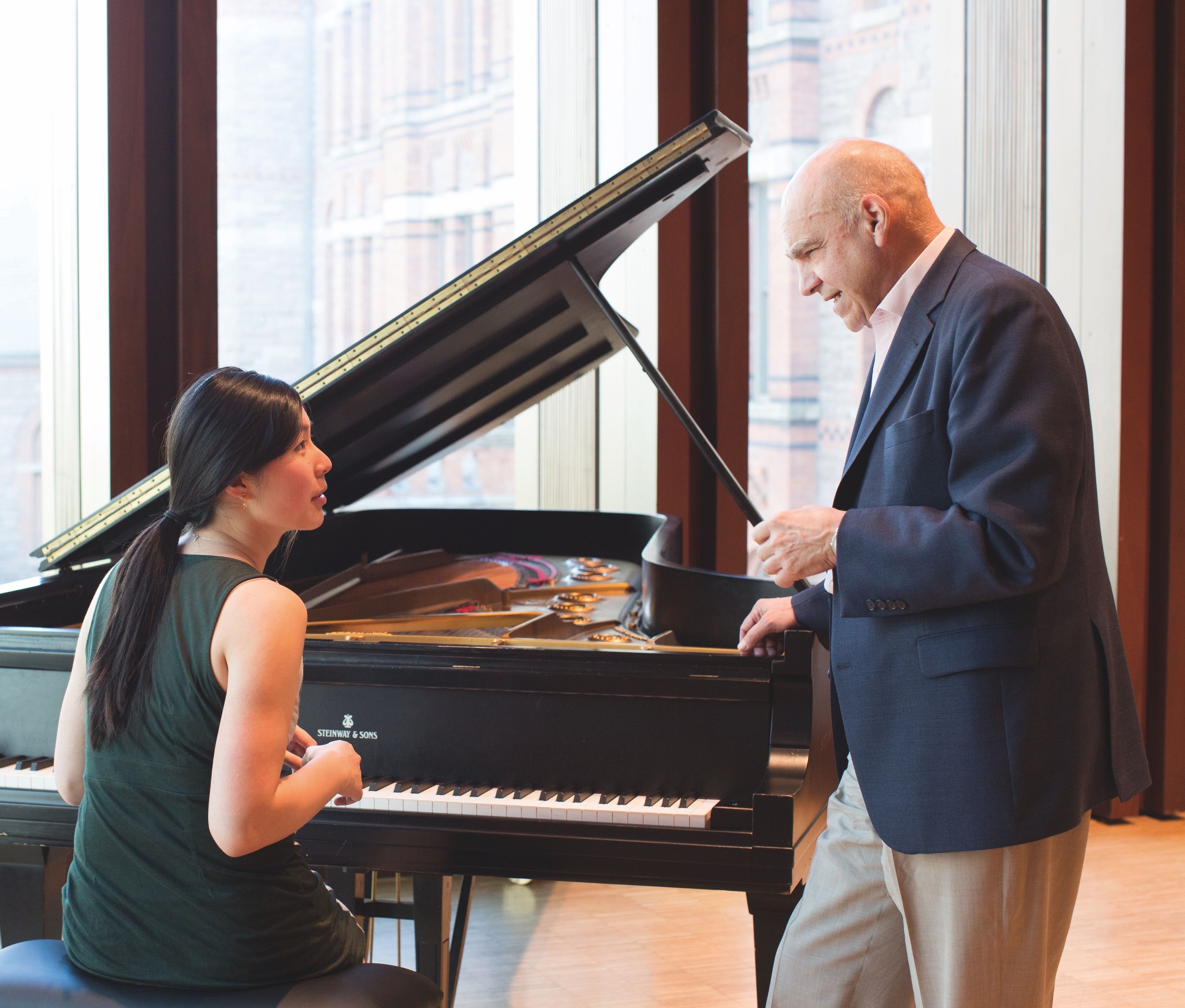 pupil listened to teacher