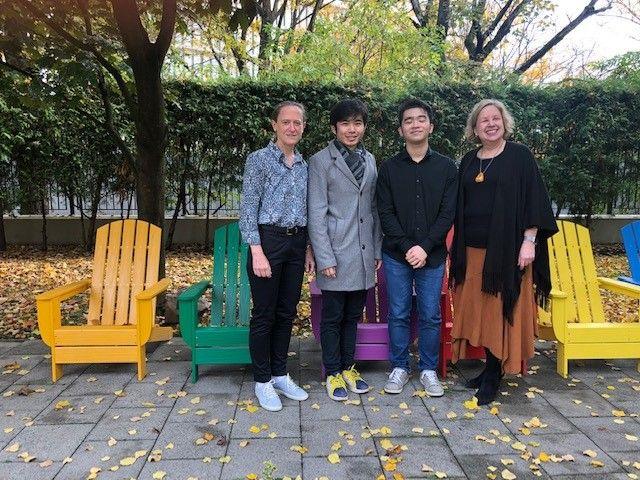 Leslie Scanlon, Tony Yike Yang, JJ Jun Li Bui and Janet Lopinski